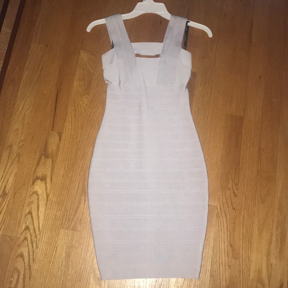Marciano bandage silver/grey dress